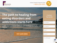 Tablet Screenshot of fairwindstreatment.com